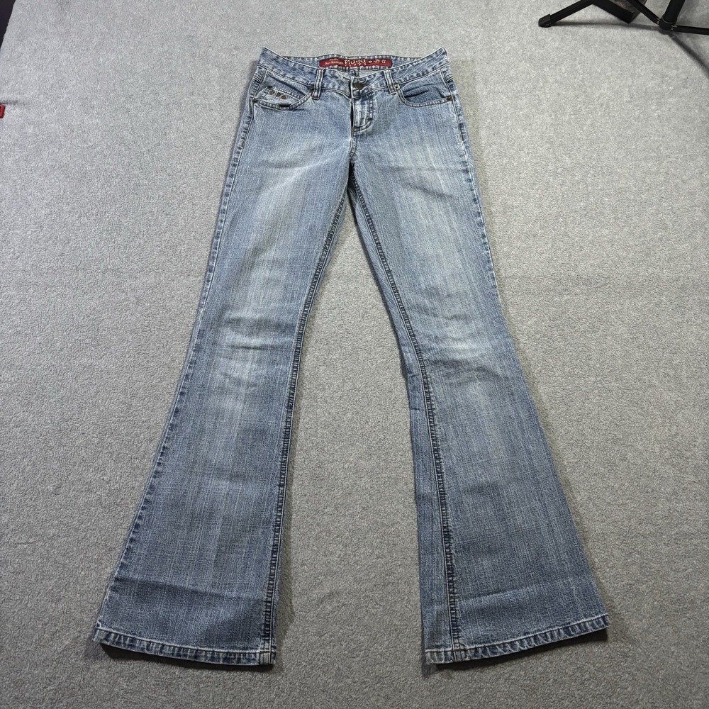 Vintage Y2K Mudd For The Beat Generation Flare Jeans Size 3 Low Rise Denim 27x31